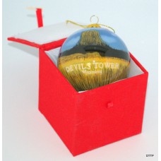Devils Tower Christmas Ornament